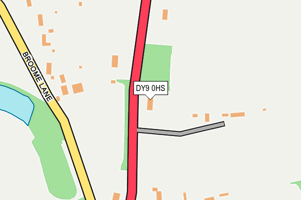 DY9 0HS map - OS OpenMap – Local (Ordnance Survey)