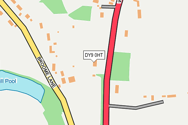 DY9 0HT map - OS OpenMap – Local (Ordnance Survey)