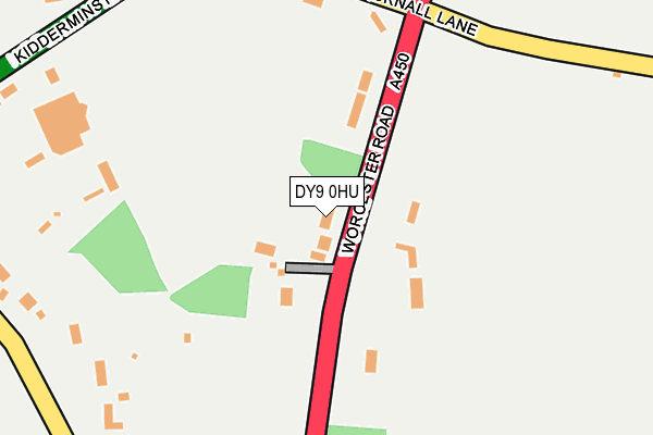 DY9 0HU map - OS OpenMap – Local (Ordnance Survey)