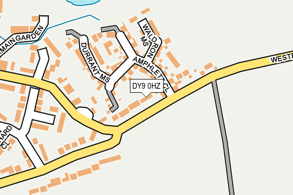 DY9 0HZ map - OS OpenMap – Local (Ordnance Survey)