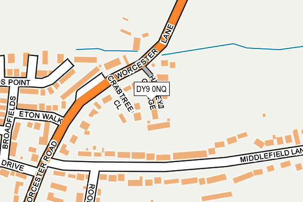 DY9 0NQ map - OS OpenMap – Local (Ordnance Survey)