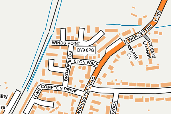 DY9 0PG map - OS OpenMap – Local (Ordnance Survey)
