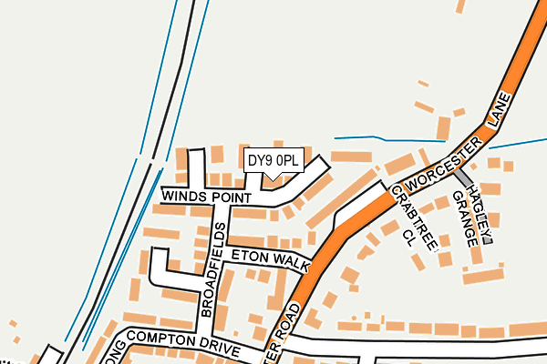 DY9 0PL map - OS OpenMap – Local (Ordnance Survey)