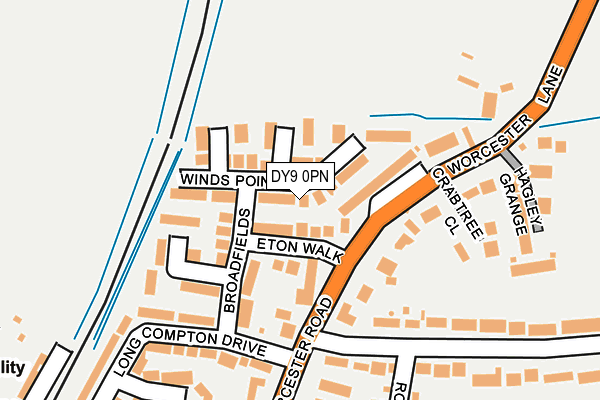 DY9 0PN map - OS OpenMap – Local (Ordnance Survey)