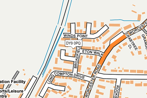 DY9 0PQ map - OS OpenMap – Local (Ordnance Survey)