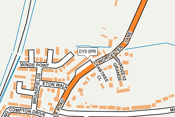DY9 0PR map - OS OpenMap – Local (Ordnance Survey)