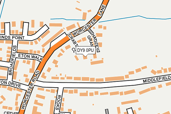 DY9 0PU map - OS OpenMap – Local (Ordnance Survey)