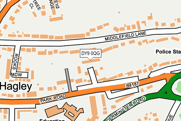 DY9 0QG map - OS OpenMap – Local (Ordnance Survey)