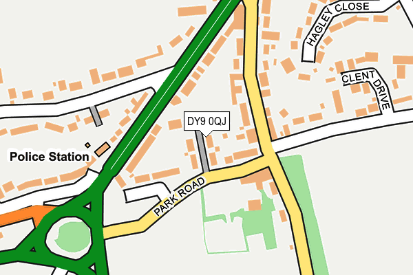 DY9 0QJ map - OS OpenMap – Local (Ordnance Survey)