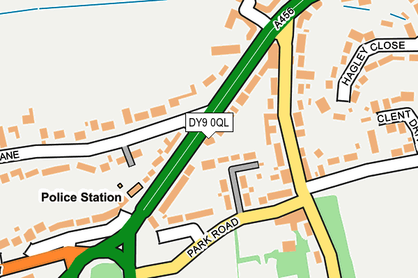 DY9 0QL map - OS OpenMap – Local (Ordnance Survey)