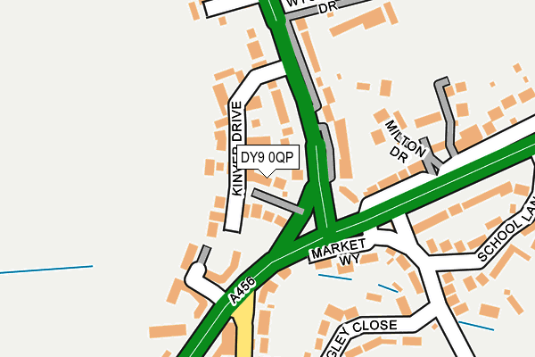 DY9 0QP map - OS OpenMap – Local (Ordnance Survey)