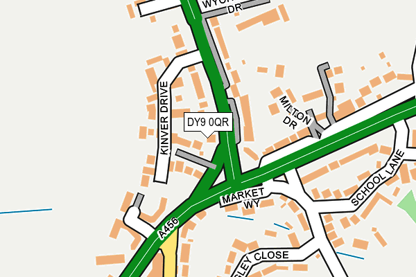 DY9 0QR map - OS OpenMap – Local (Ordnance Survey)