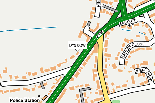 DY9 0QW map - OS OpenMap – Local (Ordnance Survey)