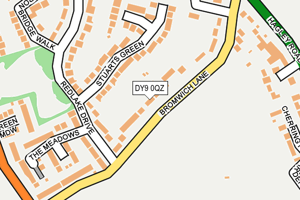DY9 0QZ map - OS OpenMap – Local (Ordnance Survey)