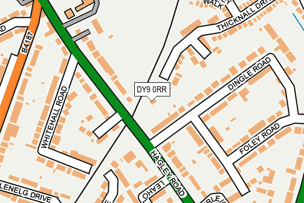 DY9 0RR map - OS OpenMap – Local (Ordnance Survey)