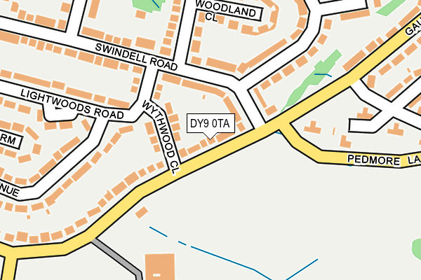 DY9 0TA map - OS OpenMap – Local (Ordnance Survey)
