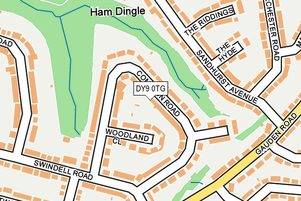 DY9 0TG map - OS OpenMap – Local (Ordnance Survey)