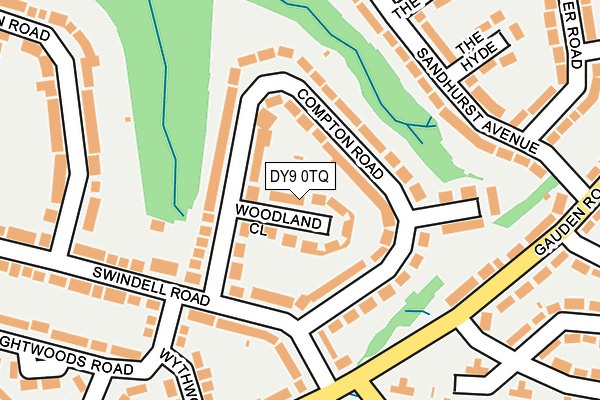 DY9 0TQ map - OS OpenMap – Local (Ordnance Survey)