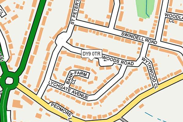 DY9 0TR map - OS OpenMap – Local (Ordnance Survey)
