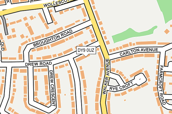 DY9 0UZ map - OS OpenMap – Local (Ordnance Survey)