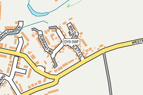 DY9 0WF map - OS OpenMap – Local (Ordnance Survey)