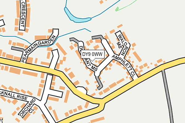 DY9 0WW map - OS OpenMap – Local (Ordnance Survey)