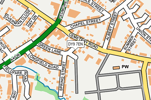 DY9 7EN map - OS OpenMap – Local (Ordnance Survey)
