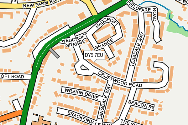 DY9 7EU map - OS OpenMap – Local (Ordnance Survey)
