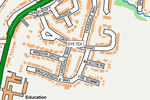 DY9 7EX map - OS OpenMap – Local (Ordnance Survey)