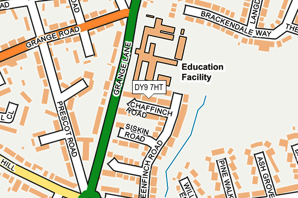 DY9 7HT map - OS OpenMap – Local (Ordnance Survey)