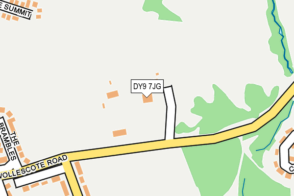 DY9 7JG map - OS OpenMap – Local (Ordnance Survey)