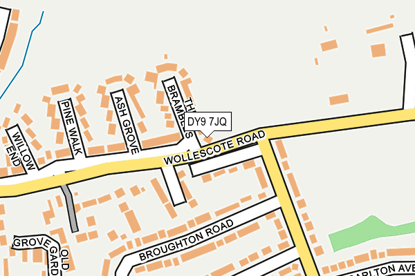 DY9 7JQ map - OS OpenMap – Local (Ordnance Survey)