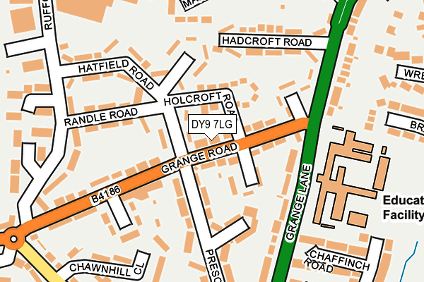 DY9 7LG map - OS OpenMap – Local (Ordnance Survey)