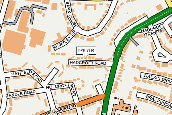 DY9 7LR map - OS OpenMap – Local (Ordnance Survey)