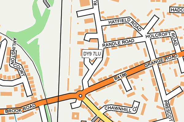 DY9 7LU map - OS OpenMap – Local (Ordnance Survey)
