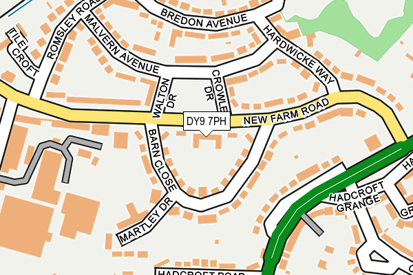 DY9 7PH map - OS OpenMap – Local (Ordnance Survey)