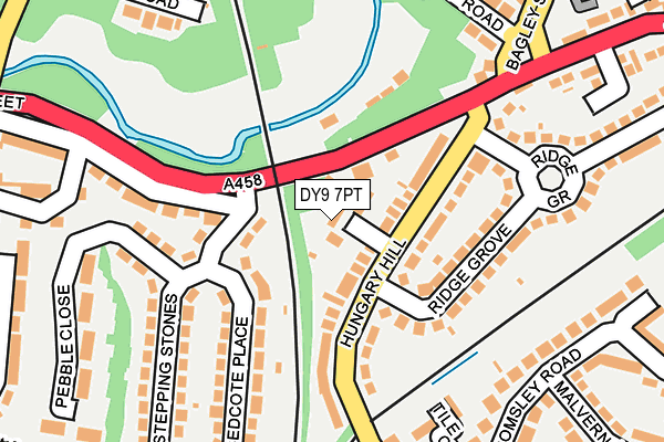 DY9 7PT map - OS OpenMap – Local (Ordnance Survey)