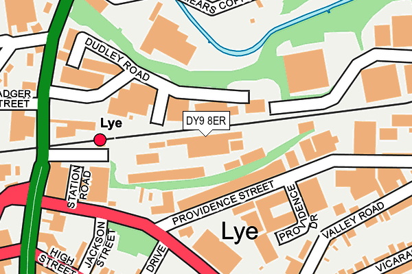 DY9 8ER map - OS OpenMap – Local (Ordnance Survey)