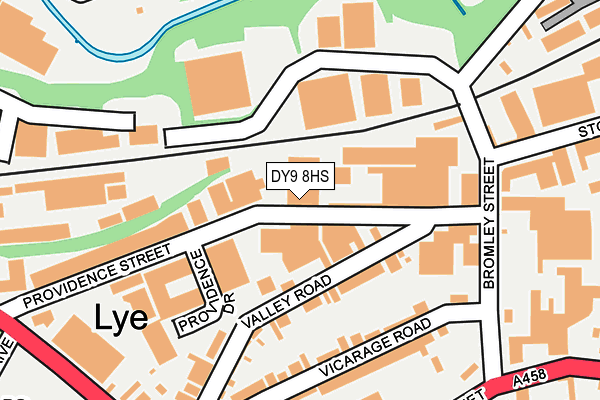 DY9 8HS map - OS OpenMap – Local (Ordnance Survey)