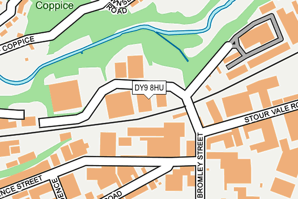 DY9 8HU map - OS OpenMap – Local (Ordnance Survey)