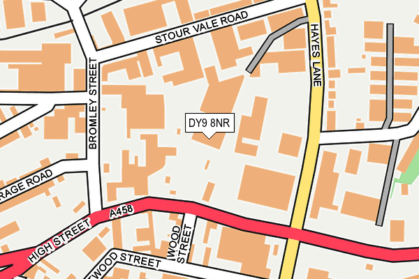 DY9 8NR map - OS OpenMap – Local (Ordnance Survey)