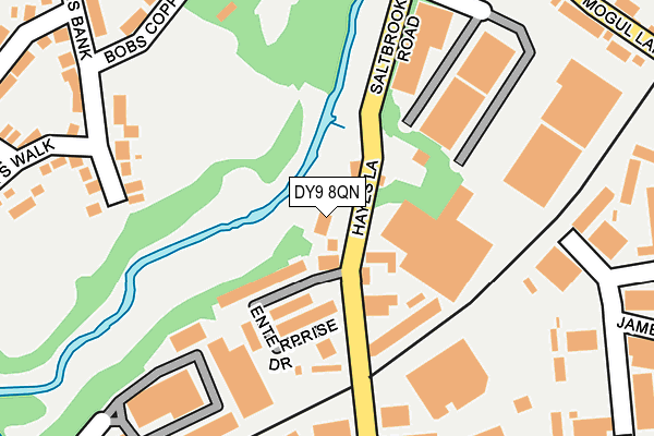DY9 8QN map - OS OpenMap – Local (Ordnance Survey)