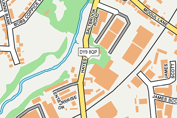 DY9 8QP map - OS OpenMap – Local (Ordnance Survey)