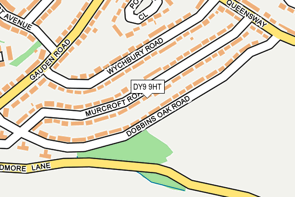 DY9 9HT map - OS OpenMap – Local (Ordnance Survey)