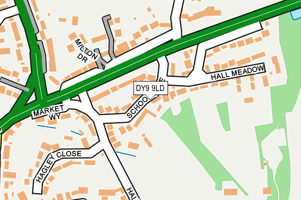 DY9 9LD map - OS OpenMap – Local (Ordnance Survey)