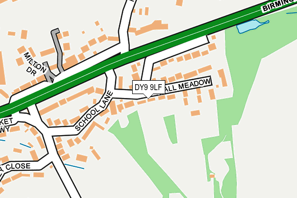 DY9 9LF map - OS OpenMap – Local (Ordnance Survey)