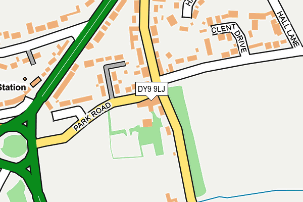 DY9 9LJ map - OS OpenMap – Local (Ordnance Survey)
