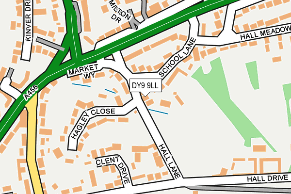 DY9 9LL map - OS OpenMap – Local (Ordnance Survey)