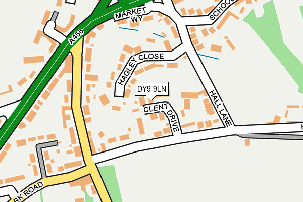 DY9 9LN map - OS OpenMap – Local (Ordnance Survey)