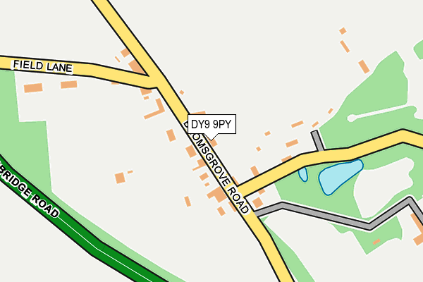 DY9 9PY map - OS OpenMap – Local (Ordnance Survey)